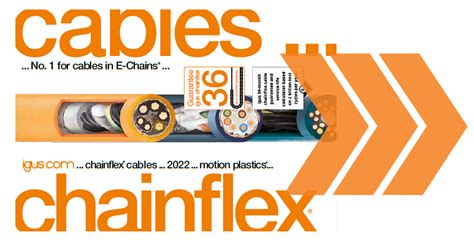 igus chainflex|chainflex® flexible cables for movement